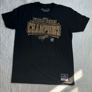 Dodgers Black 2024 World Series Champions Tee
Mitchell & Ness